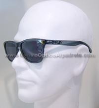 Oakley Frogskins Matte Black / Black Iridium Polarized (24-297)